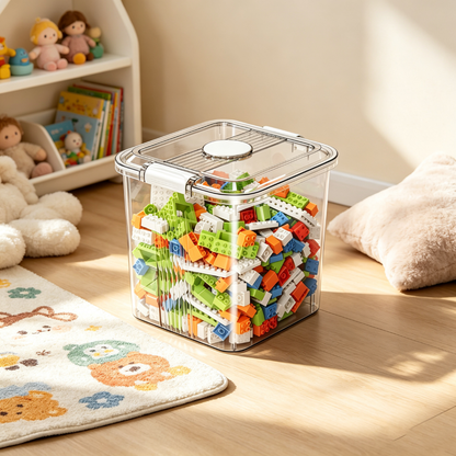 Large Transparent White Storage Organizer