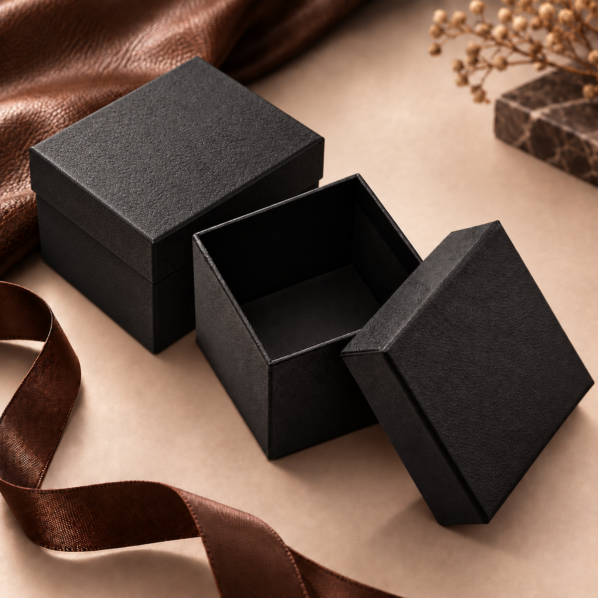 Make It Gift-Ready 🎁 2 Premium Textured Gift Boxes